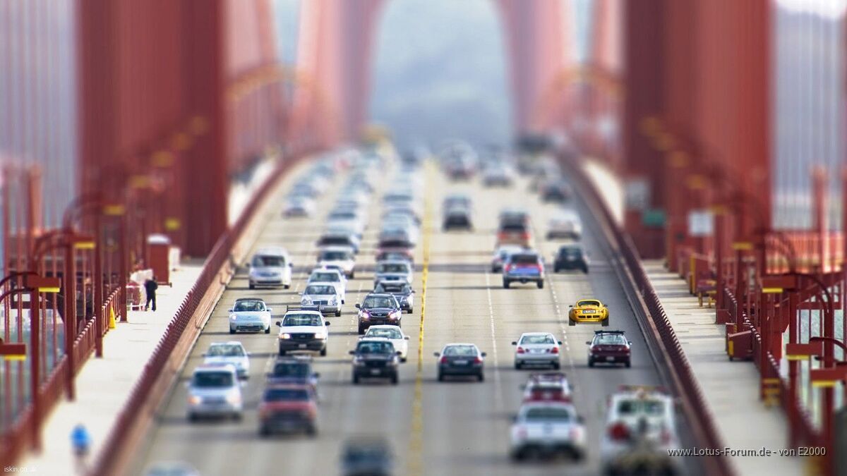 Lissi auf der Golden Gate Bridge (Fake)