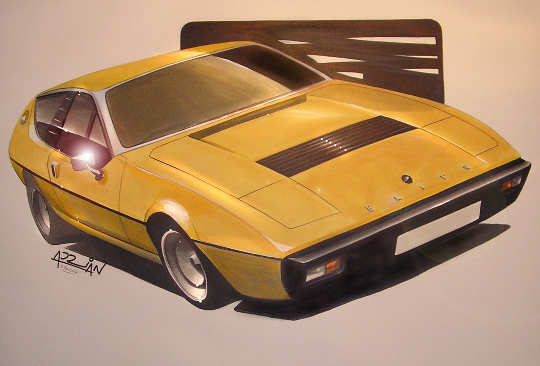 Lotus_Elite_Marker_drawing_by_auto_concept