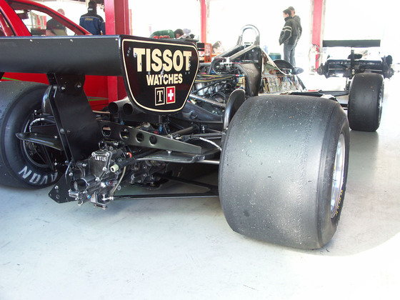 2005 Spa Pistenclub Lotus 91 in der Box
